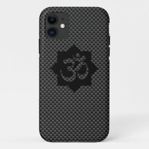 Case-Mate iPhone Case OM Symbole Lotus Spiritualité Yoga en fibre de car