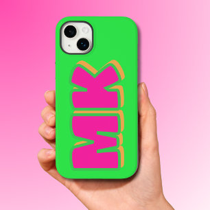 Coque Case-Mate iPhone Ombre de goutte verte Preppy personnalisée