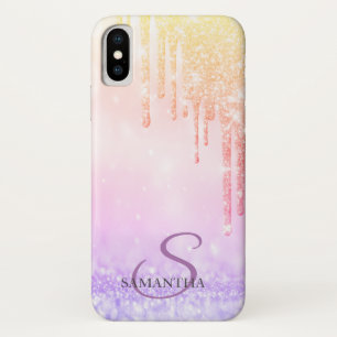 Case-Mate iPhone Case Ombre Élégant aux Gouttes Pailletées