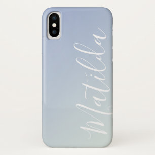 Case-Mate iPhone Case Ombre Mauve Violet Violet Plaine Personnalisée Nom