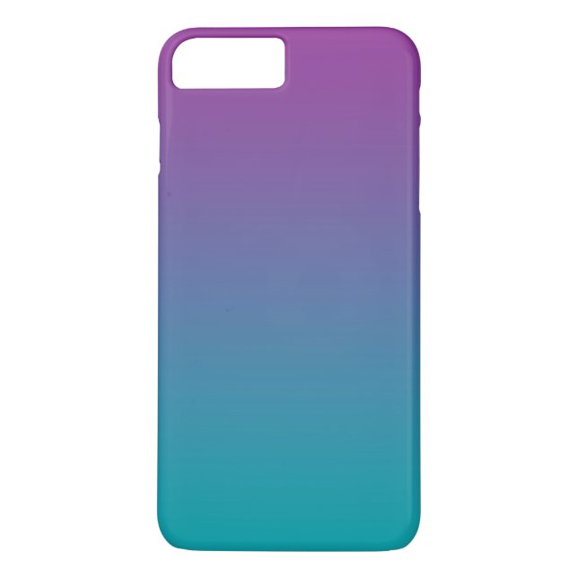 Coques Case-Mate iPhone Ombre pourpre et turquoise (Dos)