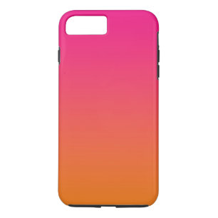 Coque iPhone 8 Plus/7 Plus Ombre rose et orange