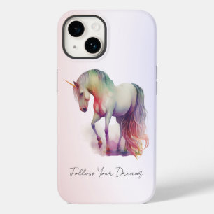 Coque Case-Mate iPhone Ombre Unicorne magique violet
