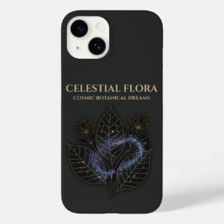 Coque Case-Mate iPhone Ombres botaniques cosmiques et contours d'étoiles