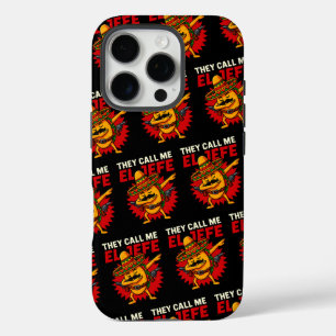 Coque iPhone 16 Pro On M'Appelle El Jefe Taco Funny Boss Cinco De Mayo