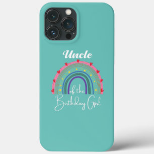 Case-Mate iPhone Case Oncle of the Birthday Girl Rainbow Boho Birthday