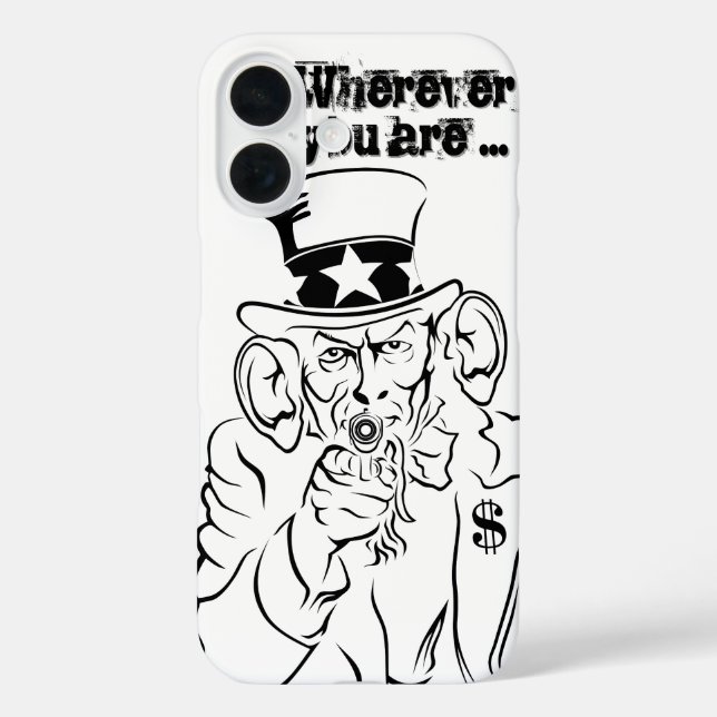 Coques Case-Mate iPhone Oncle Sam (Verso)