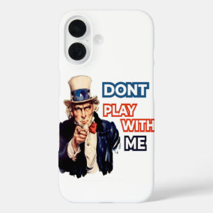 Coque Pour iPhone 16 Oncle Sam dit que arrête de jouer'