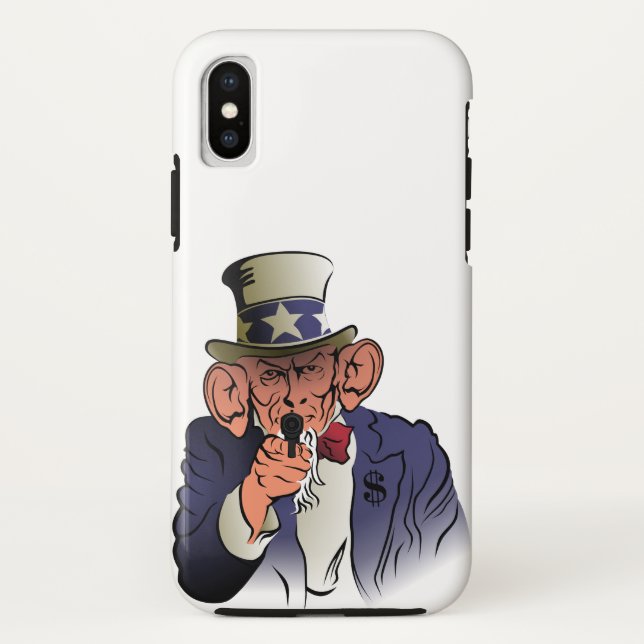 Coques Case-Mate iPhone Oncle Sam en couleur (Dos)