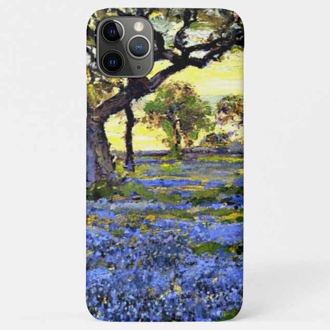 Coques Case-Mate iPhone Onderdonk - Vieux chêne vivant et bleuets (Dos)