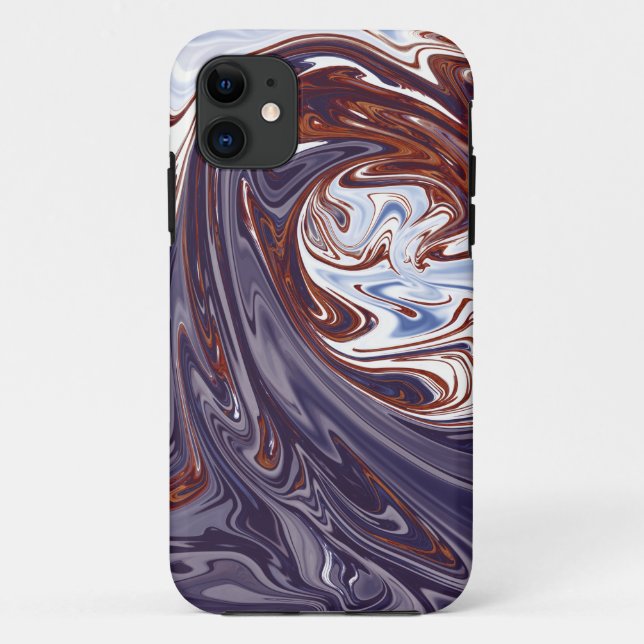 Coques Case-Mate iPhone Ondes Monster | Meilleure peinture abstraite (Dos)