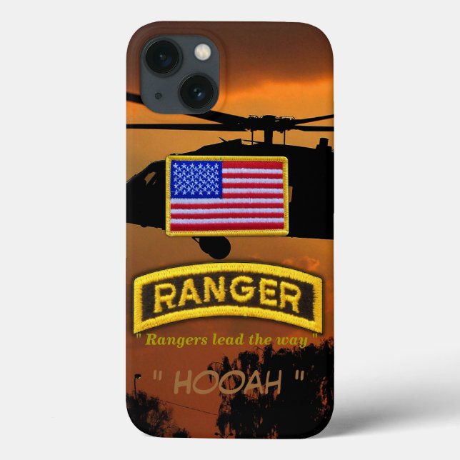 Coques Case-Mate iPhone Onglet vétérans des rangers aéroportés de l'Armée (Verso)