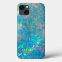 Opale Iridescente colorée | Téléphone Abstrait