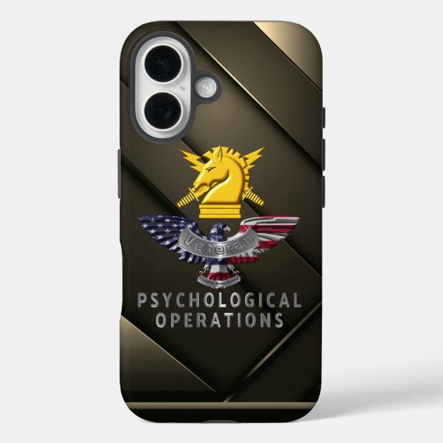 Coques Case-Mate iPhone Opérations psychologiques PSYOPS (Verso)
