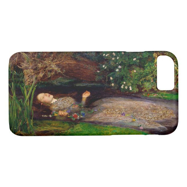 Coques Case-Mate iPhone Ophélie, John Everett Millais, 1851-1852 (Dos (Horizontal))