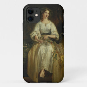Coque iPhone 11 Ophélie tissant ses guirlandes, 1842 (huile sur l