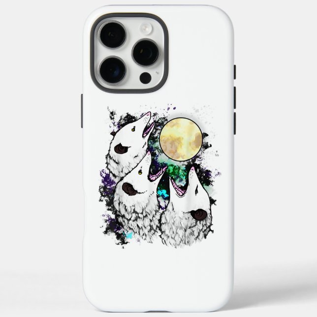 Coques Case-Mate iPhone Opossum Drôle Lune Possum Hurleur Mignon (Verso)