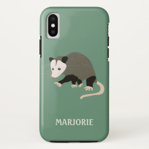 Case-Mate iPhone Case Opossum mignon vert clair personnalisé de bande
