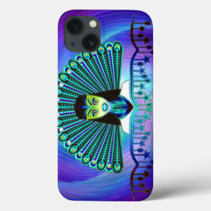 Etui iPhone 13 Options Peacock Art 1