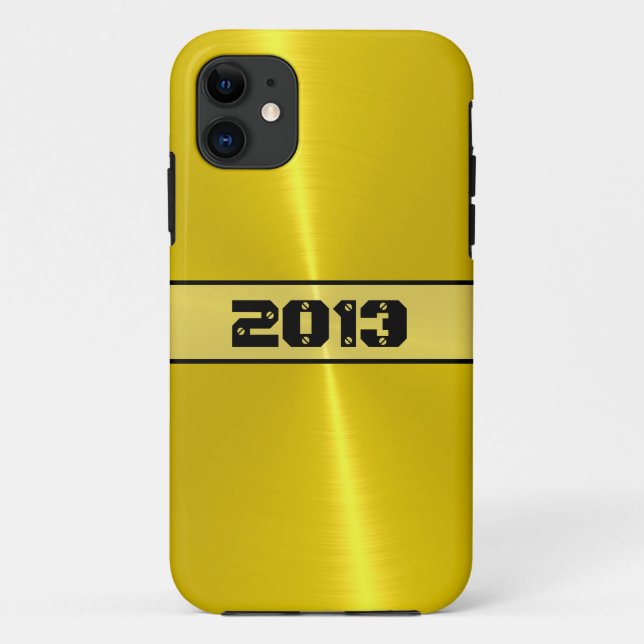 Coques Case-Mate iPhone Or brillant acier inoxydable métal (Dos)