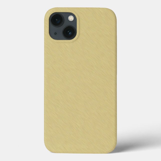 Coques Case-Mate iPhone Or brossé doux (Verso)