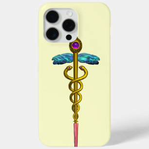 Coque Case-Mate iPhone OR CADUCEUS SYMBOLE MÉDICALE Ivoire