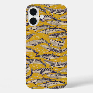 Coque Pour iPhone 16 Plus or de la baleine à lait
