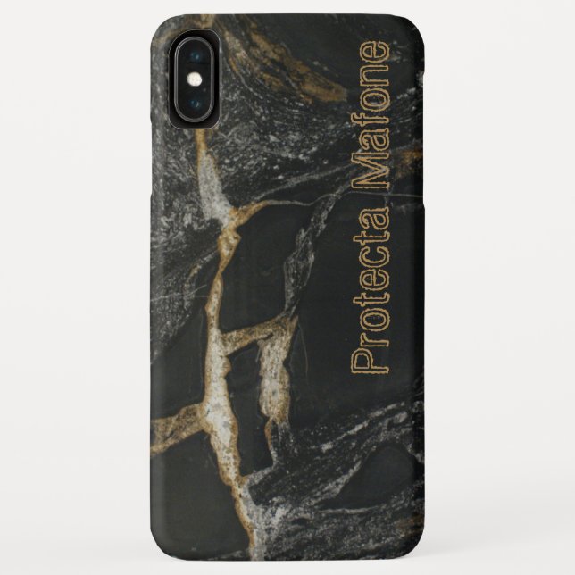 Coques Case-Mate iPhone Or de magma - cas de téléphone de "granit-regard" (Dos)