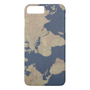 Coques Pour iPhone Or et carte bleue du monde