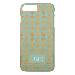 Coque Case-Mate iPhone Or extérieur d'étape   du monogramme   Geo et