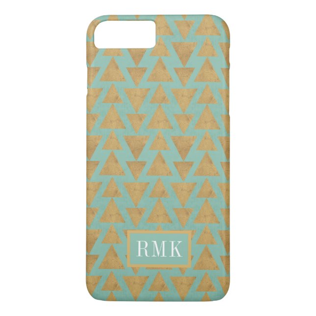 Coques Case-Mate iPhone Or extérieur d'étape | du monogramme | Geo et (Dos)