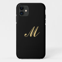 Or fait sur commande de noir d'iphone de cas de mo