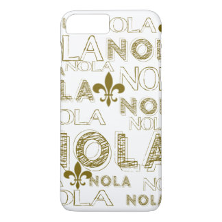 Coque iPhone 7 Plus Or Fleur-De-lis de NOLA NOLA NOLA