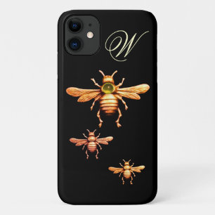 ETUI iPhone Case-Mate OR HONEY BEES MONOGRAM