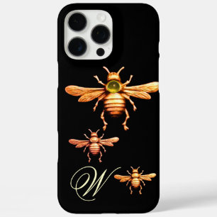 COQUE iPhone 16 PRO MAX OR HONEY BEES MONOGRAM