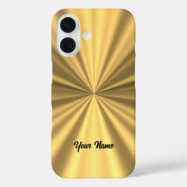 Coques Case-Mate iPhone Or métallique Faux (Verso)