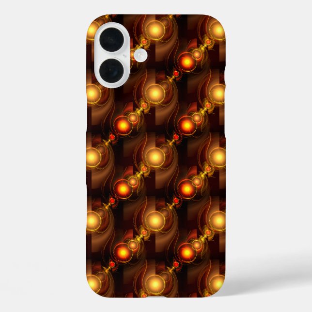 Coques Case-Mate iPhone Or Moderne Bohème Élégant Motif d'Art Abstrait #50 (Verso)