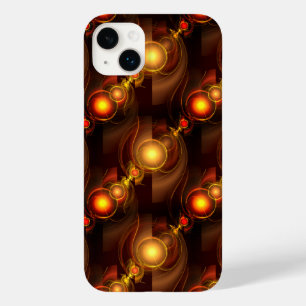 Coque Case-Mate iPhone Or Moderne Bohème Élégant Motif d'Art Abstrait #50