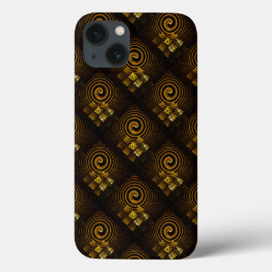 Case-Mate iPhone Case Or Moderne Bohème Élégant Motif d'Art Abstrait #50