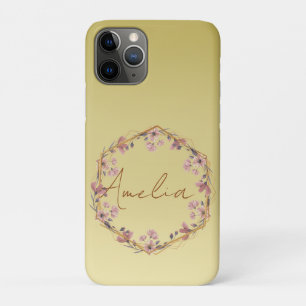 Case-Mate iPhone Case Or moderne Typographie de luxe aquarelle florale g