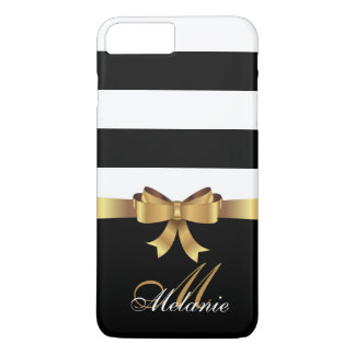 Case-Mate iPhone Case Or personnalisé, ARC d'or de rayures audacieuses