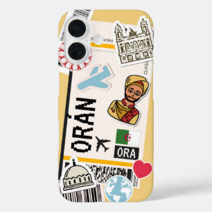 Coque Pour iPhone 16 Oran Algérie Embarquement Pass Voyage