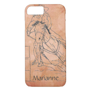 Case-Mate iPhone Case Orange Cercles Barrel Racer II