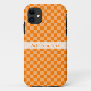 Etui iPhone Case-Mate Orange Combination Checkerboard par Shirley Taylor