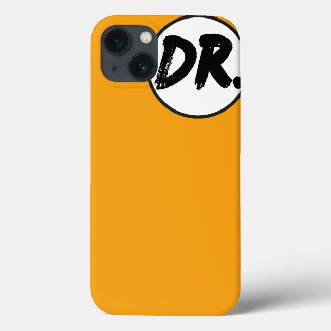 Coques Case-Mate iPhone Orange DR. Logo Phone case (Verso)