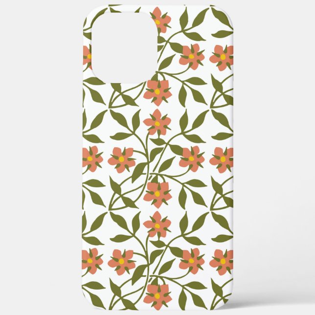 COQUES Case-Mate iPhone ORANGE FLEURS (Verso)