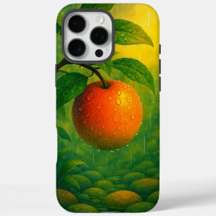 Coque iPhone 16 Pro Max Orange Fruit Rainy Nature