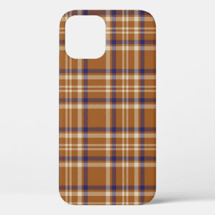 Case-Mate iPhone Case Orange Glen Plaid texturé transparent motif abstra