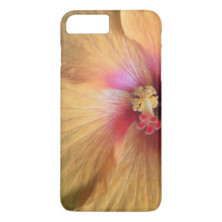Coque iPhone 7 Plus Orange Hibiscus Ruffle