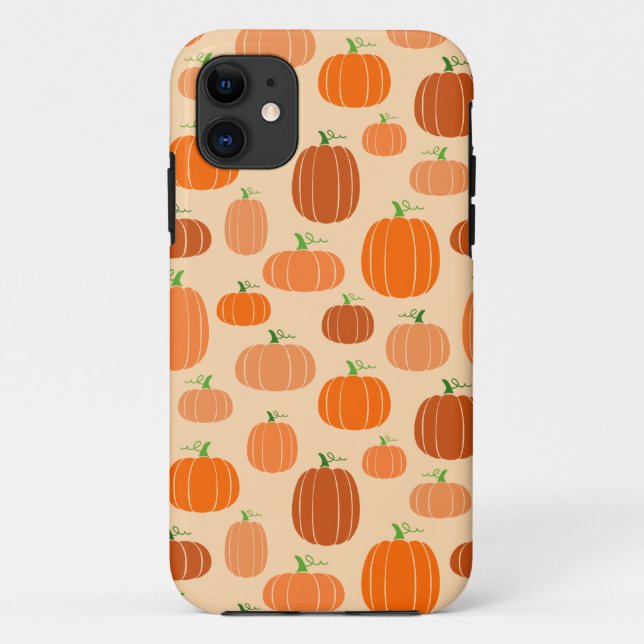 Coques Case-Mate iPhone Orange pumpkins (Dos)